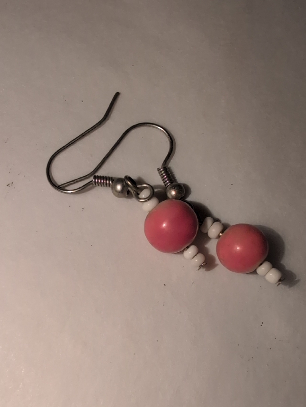 ❤️‍🔥10/$10❤️‍🔥 Pink Bead Drop Earrings